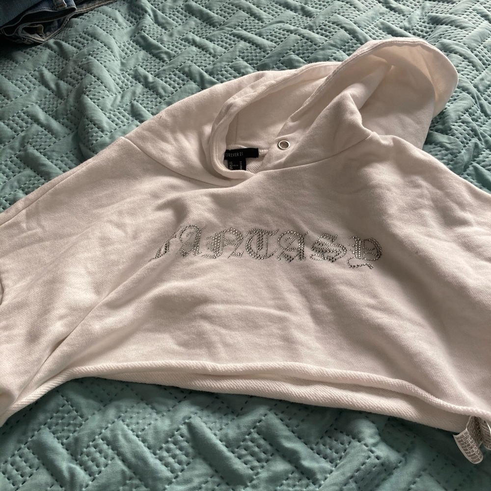 Super cropped oversize hoodie